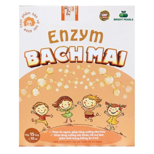 Enzym Bạch Mai cho bé từ 1 tuổi (15 ống)